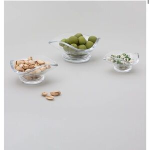 SIN Set of 3 glass bowls